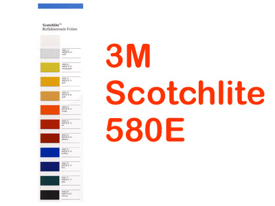 3M Scotchlite 580-81E reflektierende Folie Zitronengelb